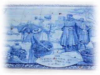 Die Mauren &uuml;bergeben Faro an K&ouml;nig Afonso III. im Jahre 1249