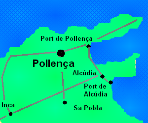 Port de Pollença-Karte