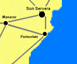 Sn Servera-Karte