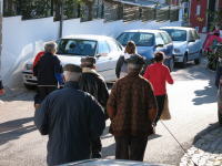 ...und lebhaft an Werktagen